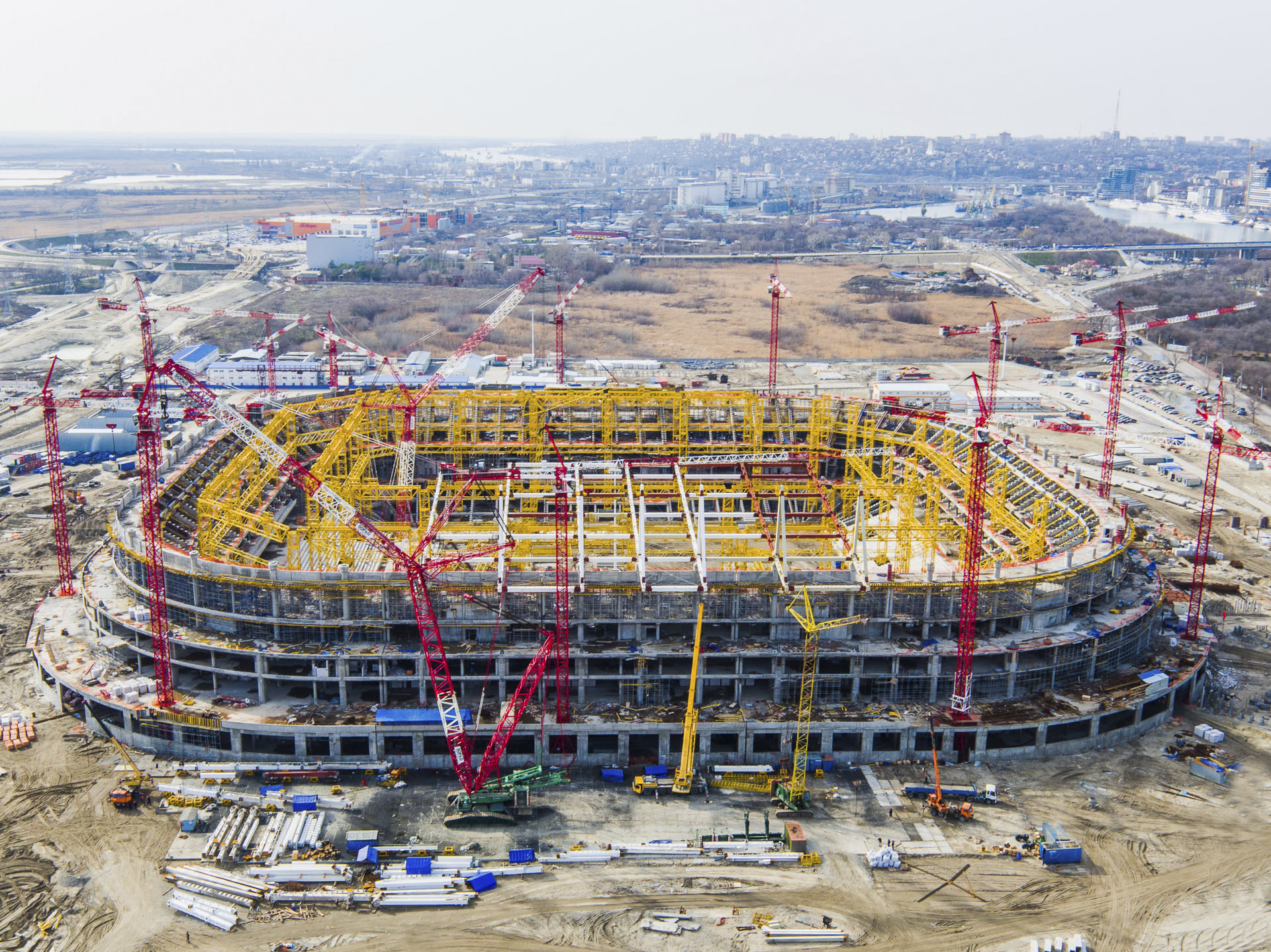 Строительство стадиона Ростов-Арена
