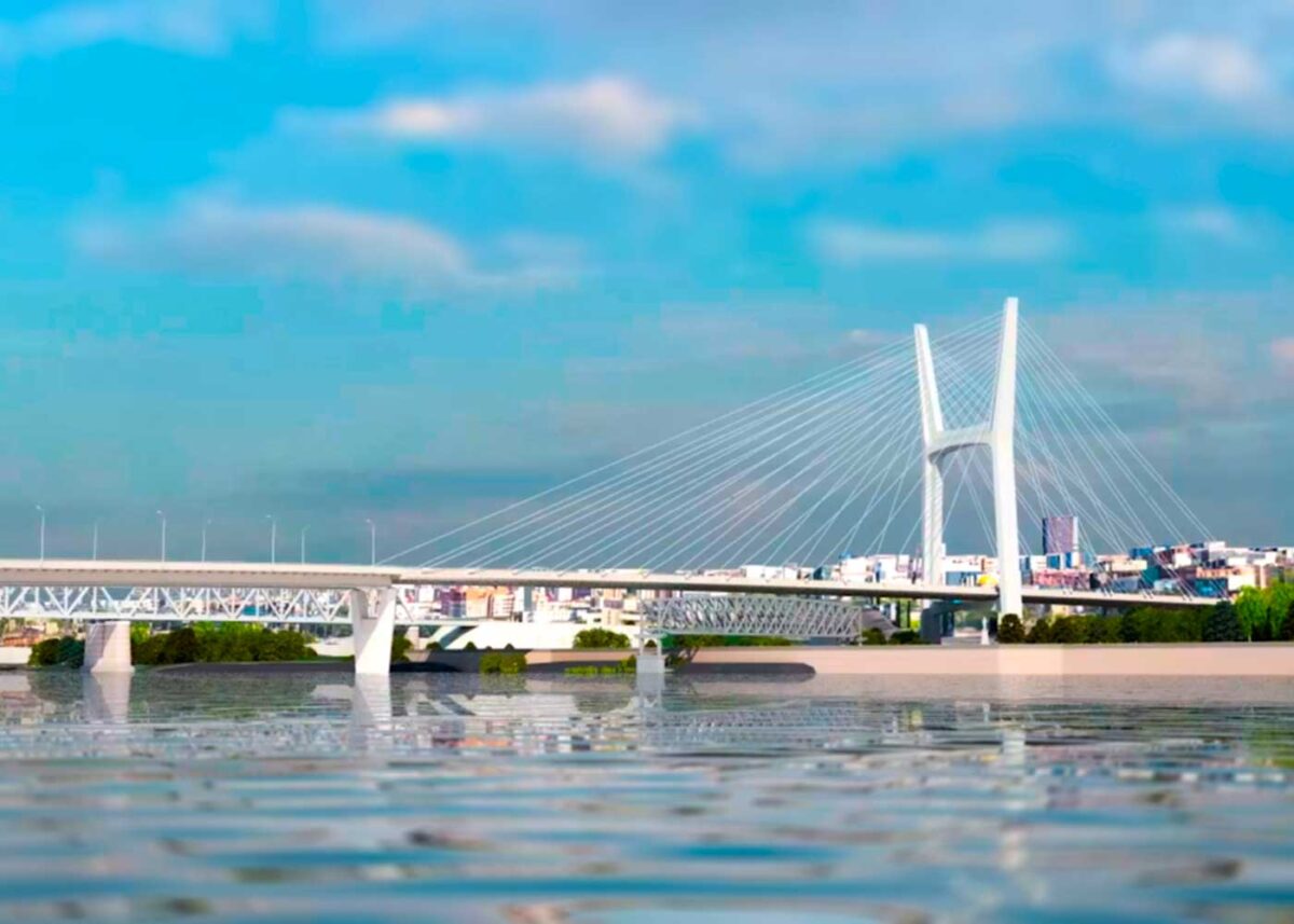 Мостовой переход через р.Обь в Новосибирске - Четвертый мост